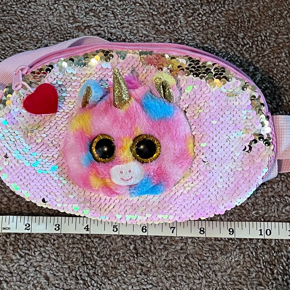 TY Unicorn Sequin Fanny Pack